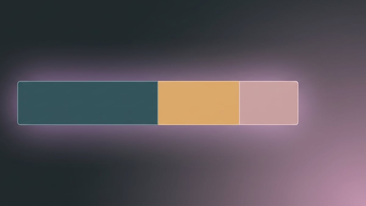 50 30 20 rule visual breakdown with three colored buckets