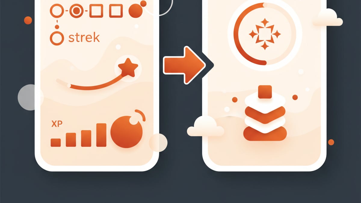 Microlearning apps with streak and XP screens
